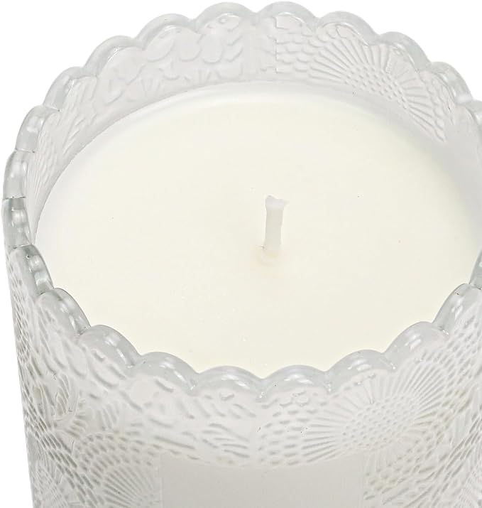 Scented Candles Natural Soy Candle for Home Large Glass Jar Candles 8oz Single Wick Candle Over 50 Hours of Burn Time for Creating Relaxing Ambience & Holiday Gifting(Gardenia)