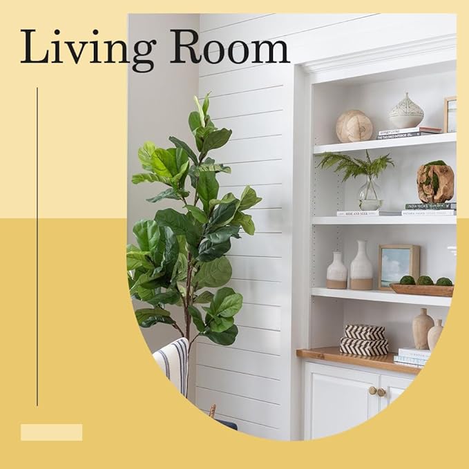 Floating Shelves for Wall, 35.5 Inch Long Natural Wood Shelf, White Rustic Decor for Bathroom Kitchen Bedroom, Hanging Mounted Invisible Bracket, Set of 2