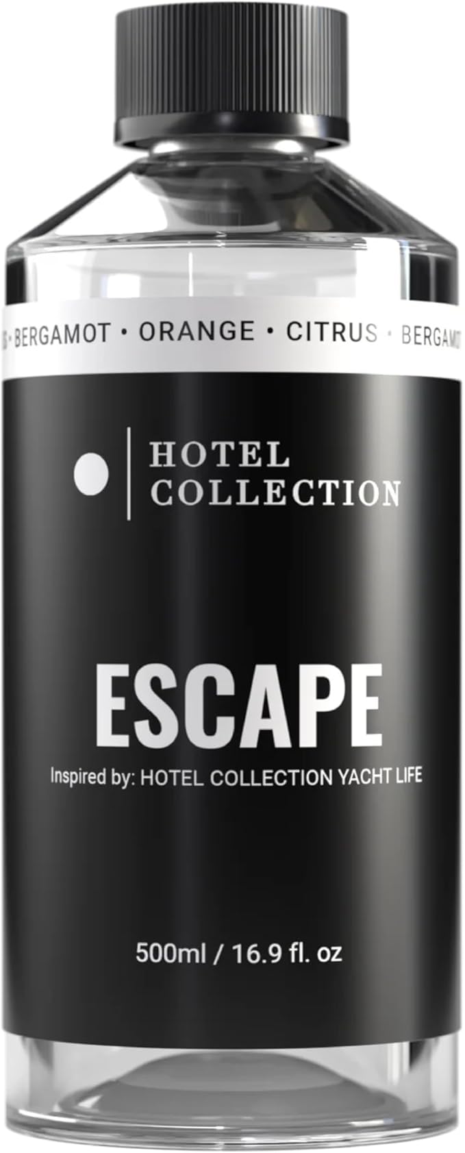 Hotel Collection Diffuser Oil-Escape-Aromatherapy Essential Fragrance Oil-Luxury Hotel Inspired-Citron, Bergamot & Orange-500ML 16.9 Fl oz