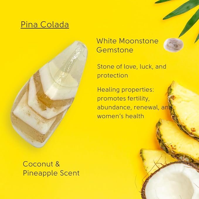 Earth & Home Rocksoap Bar Soap-Gemstone Soaps with Real Crystals Inside- Moisturizing & Scented Fancy Soap Gift for Women- Crystal Soap with Natural Ingredients & Essential Oil- Christmas soap gift
