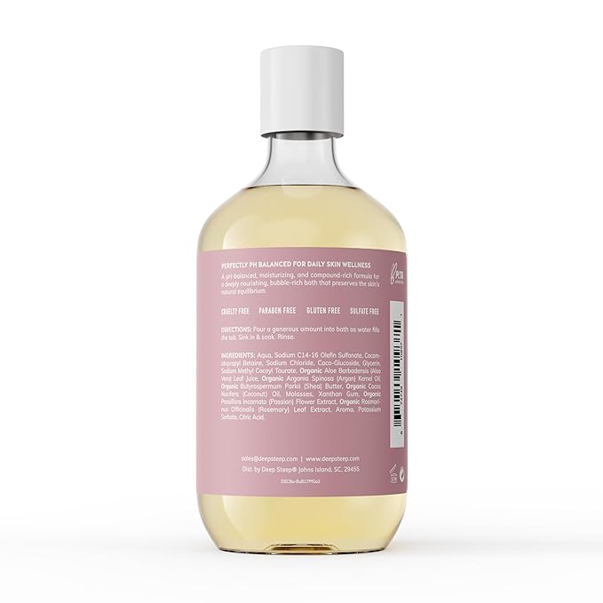 Deep Steep Bubble Bath, 17 Ounce (Pack of 2) (Passion Fruit Guava)