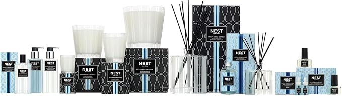 NEST New York Smart Home Fragrance Diffuser Refill Smart Vials, Ocean Mist & Sea Salt - Set of 2 - Designed for NEST x Pura 3 and NEST x Pura 4 Diffusers - Cruelty Free, Vegan - Made in USA