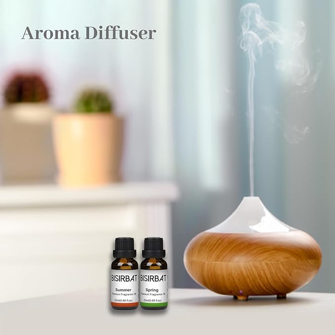Fragrance Oil Set Seasonal - Blend Essential Oils for Diffusers for Home, for Candle Making, Soap Making, 20mlx4 Premium Essential Oil Set - Aromatherapy Oils - Spring, Summer, Fall, Winter