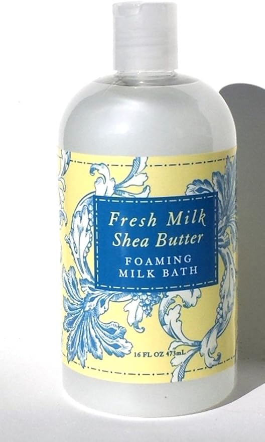 Greenwich Bay Fresh Milk Bubble Bath, Foaming Milk Bath with Buttermilk, Shea Butter and Cocoa Butter 16 oz.