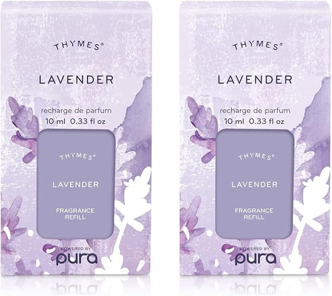Thymes Lavender Pura Smart Home Plug-in Diffuser Refills - Pack of 2
