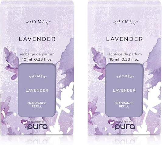 Thymes Lavender Pura Smart Home Plug-in Diffuser Refills - Pack of 2