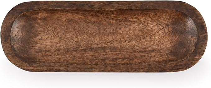Kaizen Casa Incense Burner Stick Holder Ash Catcher Wooden Handmade Modern Gift Wood Home Decor Size (11" X 4" X 1")