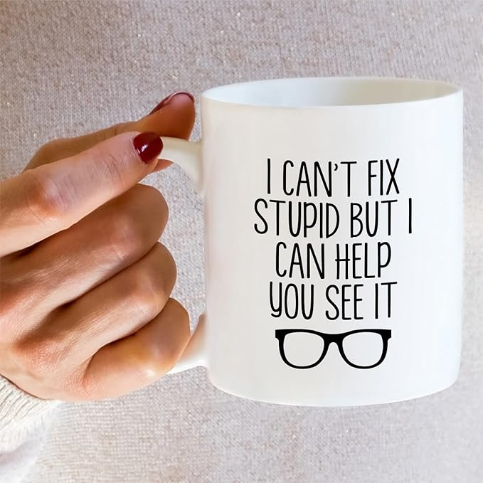 Retreez Funny Mug - Ophthalmologist Eye Doctor Ophthalmology Optometrist 11 Oz Ceramic Coffee Mugs - Funny Sarcasm Motivational Inspirational birthday gift for women men friend coworker him her bestie