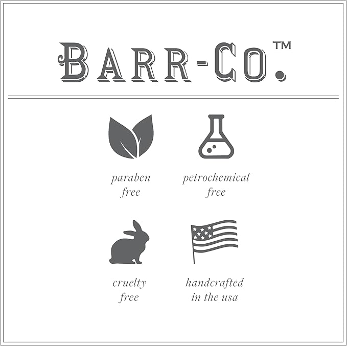 Barr-Co. Fir & Grapefruit Parfait Glass Candle, Woody Citrus Scent, 80-Hour Long Burning Soy Wax Candle, Scented Candles for Home & Bath, 10 oz