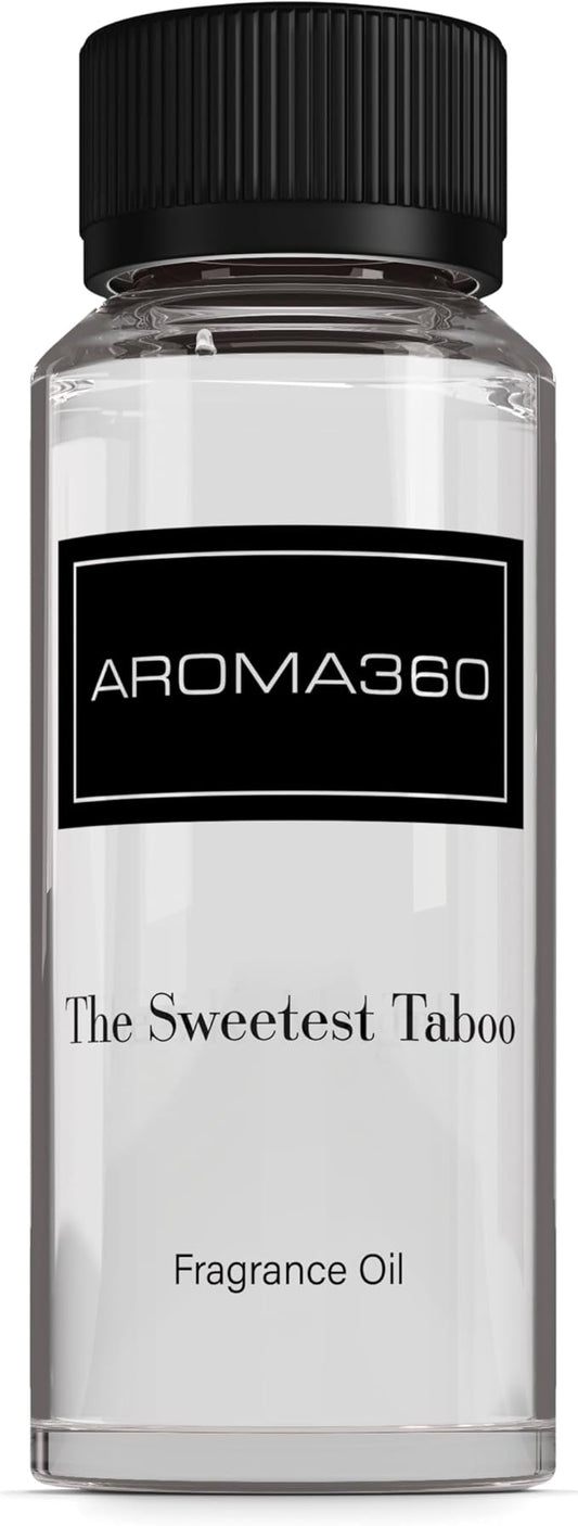 Aroma360 - The Sweetest Taboo Fragrance Oil Scent - Luxury Aromatherapy Scent Diffuser Oil - Hints of Lemon Crème, Pomegranates, & Raspberries - For Essential Oil Diffusers - For Home & Office - 120mL