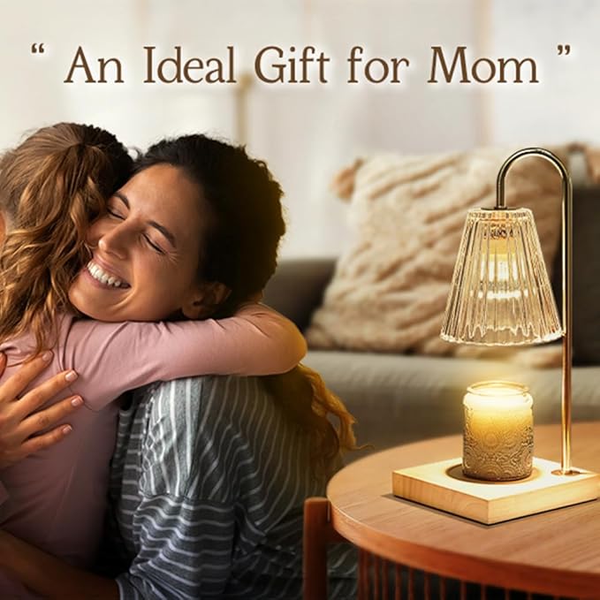 Candle Warmer Lamps 2 Pack, Electric Candle Warmer Lamp with Timer and Bulbs for Jar Candles, Aesthetic Home Decor, Gifts for Women, Graduation Gifts for Teacher