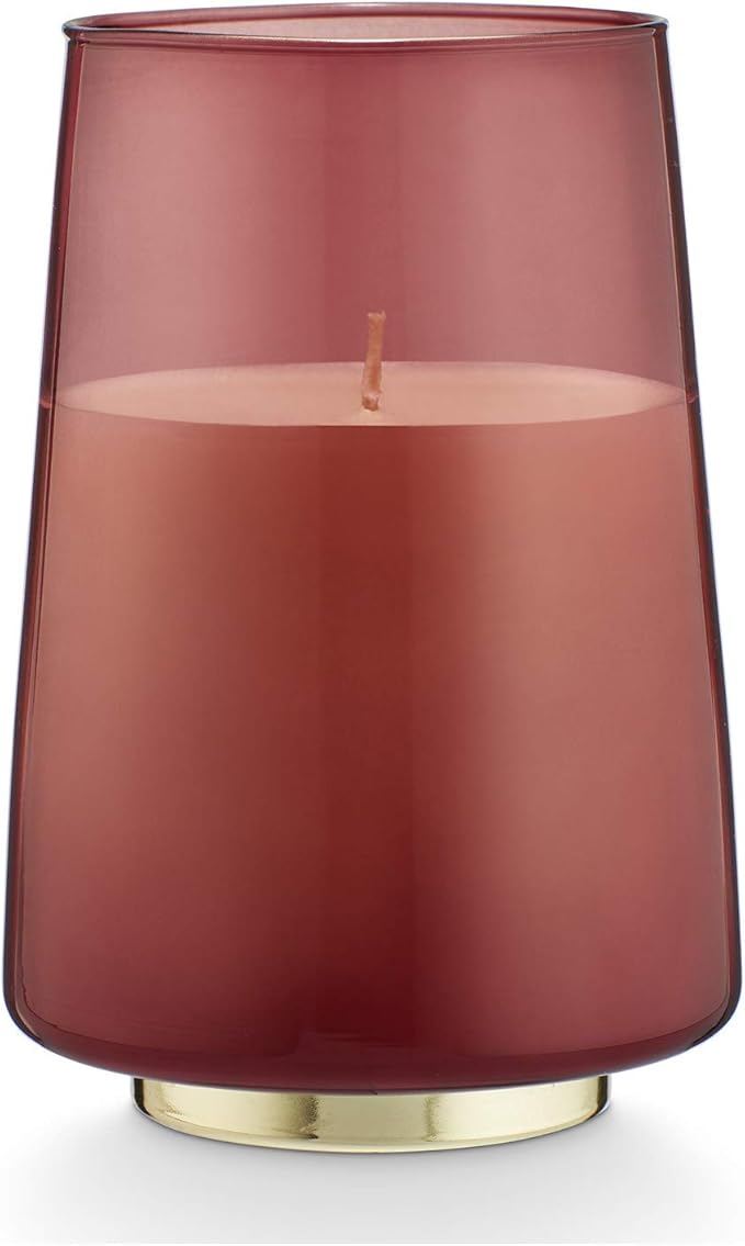 Illume FA La Lovely Bon Winsome Glass, 24 oz. Candle, 1 EA, Red