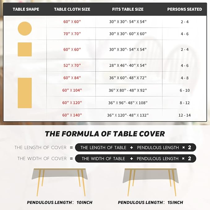 Horaldaily Halloween Tablecloth 60x60 Inch Round, Jack-O-Lantern Pumpkin Cobweb Scary Themed Black Washable Table Cover for Party Picnic Dinner Decor