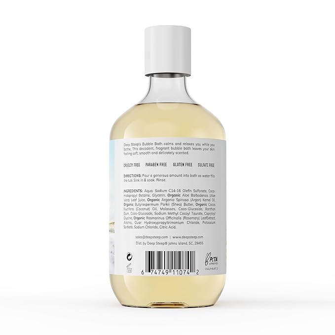 Deep Steep Bubble Bath, 17 Ounce (Pack of 2) (Cypress Fennel)