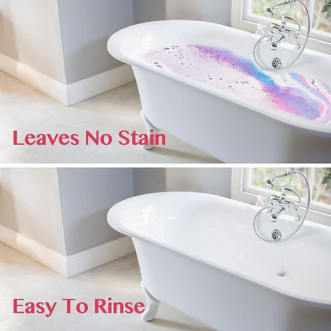 Bath Bombs for Kids and Women - Bubble Bath Shower Salts for Women - Relaxing Bathbombs Set - Bath Essentials Shower Bubble Steamers (12-Pack ・ Bath Bombs)