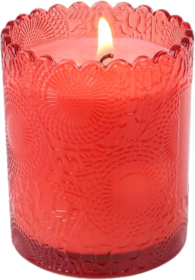 Navid Candles for Home Scented Natural Soy Candles Large Jar Single Wick Candle 7 oz 45 Hour Burn Candles Best Mom Dad Gifts, Funny Birthday Mothers Day Thanksgiving & Christmas Gifts(Rose)