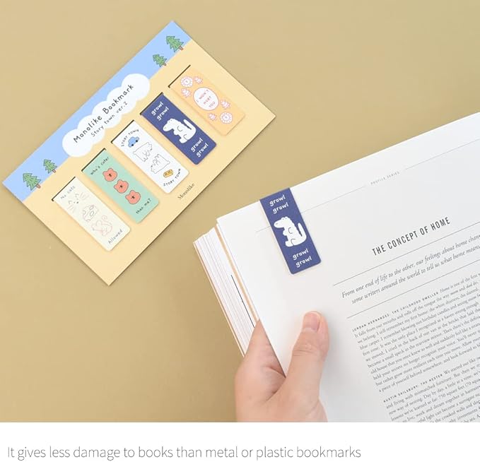 Monolike Magnetic Bookmarks Story Town Ver.2, Set of 5