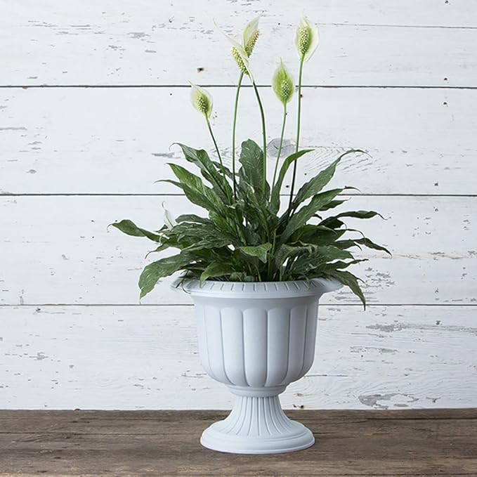Classic Urn Planter, Stone, 14-Inch
