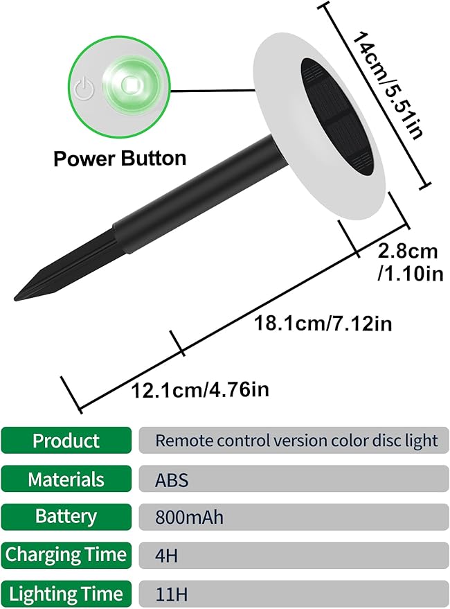 intelamp Solar Pathway Lights Outdoor, 6 Pack 9 Color Changing with Remote Control, Dusk to Dawn Solar Powered Waterproof LED Ground Lighting for House Outside Lawn Garden Yard Patio