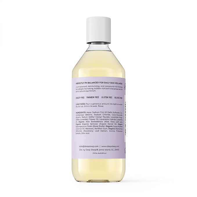 Deep Steep Bubble Bath, 10 oz (Fresh Lavender)