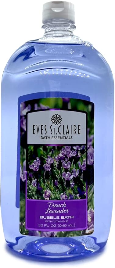 Eves St. Claire French Lavender Bubble Bath with Vitamin E, 32 fl oz