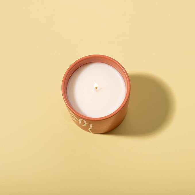 Paddywax Impressions Artisan Hand-Poured Scented Candle, 5.75-Ounce, Living Coral - Ok (Rosewater & Santal)