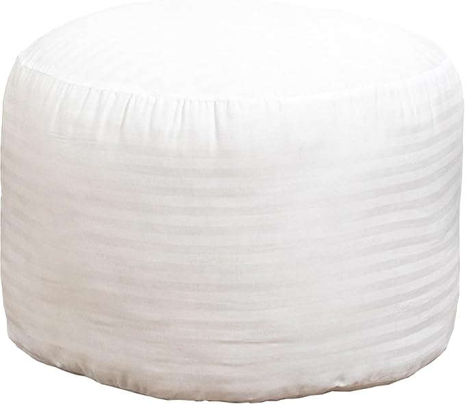 Asuprui Pouf Filler PP Cotton Footstool Pouf Stuffing Pouf Insert Ottoman Filler Bean Bag Filler 20x20x12 Inches Round