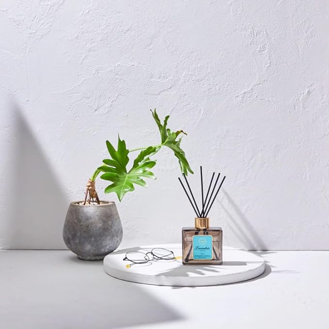 Room Diffuser for Home - Scent Diffuser for Home, Room Freshener and Shelf Decor - Elegant Home Fragrance, Ideal Reed Diffusers for Home, Office, and Living Room - 80ml, No. 7