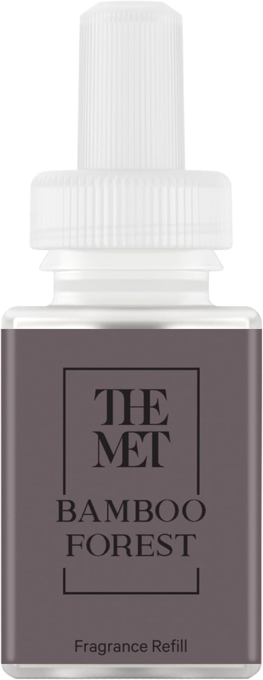 Pura & The Met Home Scent Refill - Smart Home Air Diffuser Fragrance - Up to 120-Hours of Luxury Fragrance - Household Essential - Clean & Safe Diffuser - Single Refill, Bamboo Forest