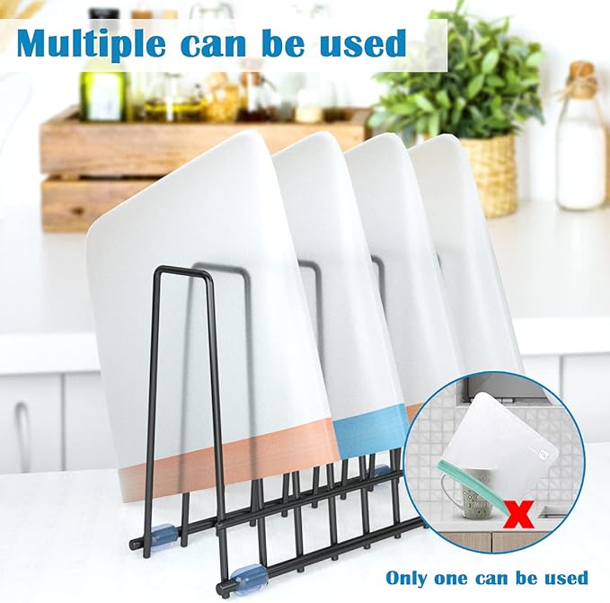 Reusable Storage Bags Rack, Stainless Stand for Reusable Storage Bags, Drying Rack Holder for Reusable Bags, Books, Makeup Brush (Black)