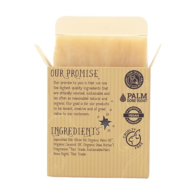 Varina Natural Sandalwood Bourbon Bar Soap - Gentle Cleansing for Sensitive Skin (Sandalwood Bourbon, 3 Pack)