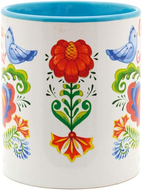 Essence of Europe Gifts E.H.G 12 oz. Ceramic Coffee Mug, Oma is the Greatest Design - Multicolor Ceramic Mug, German or Dutch Grandma