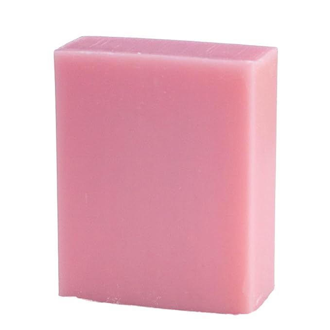 Garden Rose Scented Natural Soap Bars (5 Bars), 3.5oz Moisturizing French Triple Milled Soap Bars Enriched with Shea Butter - Pure Plant Oil Bath & Body