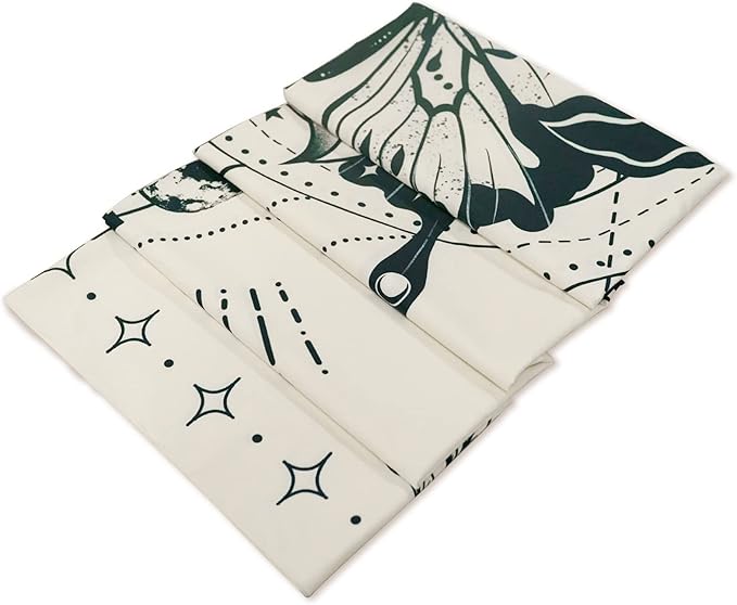 Lunerfex Boho Butterfly Tapestry Small Tapestry Tarot Tapestries Moon Phase Aesthetic Tapestries Wall Hanging for Bedroom and Living Room Decor Butterfly 44×60 Inches