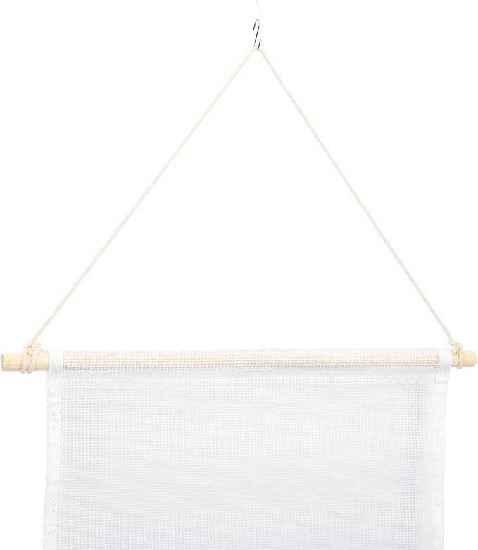Earring Storage, Decoration Jewelry Holder Fishing Net Wall Mount Practical with S Hook for Cupboards for Closets for Wardrobes