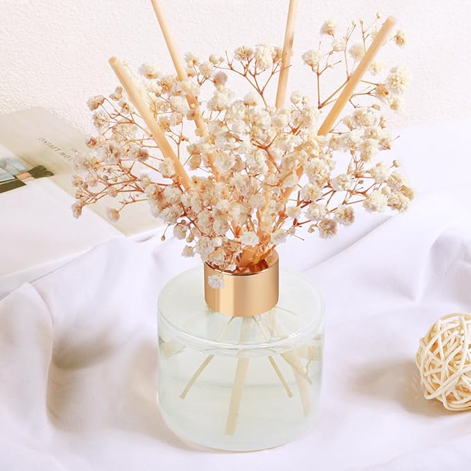 Reed Diffuser Set, 5.28oz (150ml) Fruit Scent Diffuser 1 Pack with 8 Sticks Long Lasting Fragrance for Home, Bathroom, Room Decor