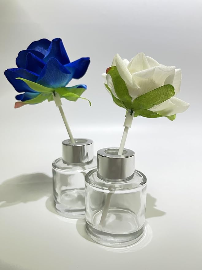 Two Reed Diffuser Bottles Empty,Reed Diffuser Base is A Must-Have for Home Decor and a Great Partner for Diffuser Sticks