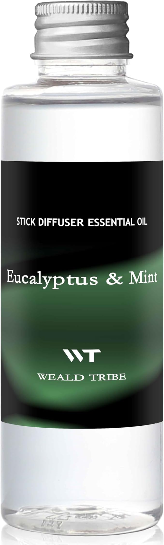 WEALD TRIBE Stick Diffuser Set, Diffuser Oil Refill, Stick Diffuser | Eucalyptus & Mint Scent 4 fl oz(120ml) Home Fragrance Defusers | Scented Essential Oil Diffuser Sets with 6 Sticks