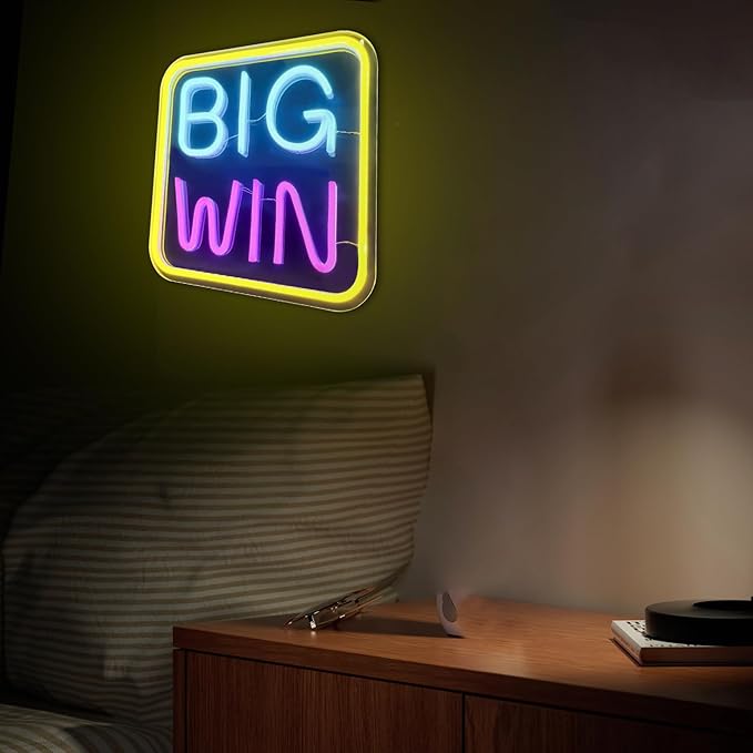 Led Neon Sign, Bright Dimmable Led Sign Lignt Wall Decor for Game Room, Man cave sign, Streamer Room, Gaming Room Bedroom Birthday Gifts Boys