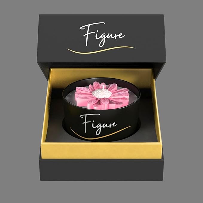 All Natural Scented Candle for Women | Hand-Poured | Beeswax & Organic Soy Wax Blend | 100% Beeswax Wick | Gardeners, Teachers, Spring | Premium Gift Box Included | Pink Daisy - Eucalyptus
