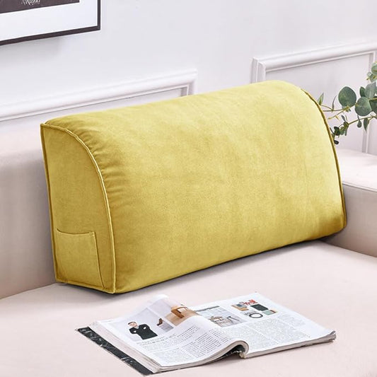 Couch Back Cushion Decorative Throw Pillows with Removable Pillowcase Sofa Waist Cushion Lumbar Support Backrest Pillow for Living Room Headboard Reading Pillow