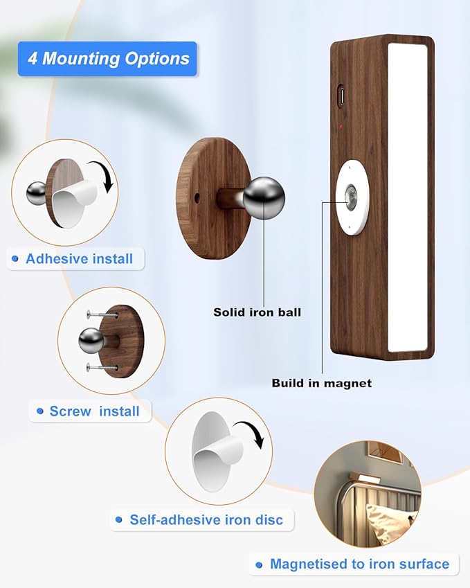 YiLaie Battery Operated Wall Sconce Set of Two,Rechargeable Wall Lights with Remote,Wall Lights for Bedroom Battery Operated, Dimmable Wireless Wall Mount Lamp with 3 Color Temperature for Bedside