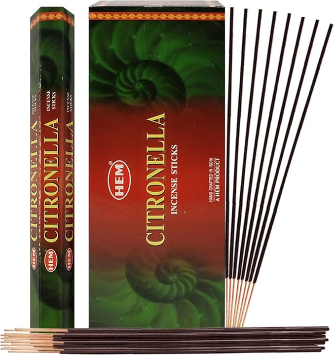 Citronella Incense Sticks and Incense Stick Holder Bundle Insence Insense Hem Incense Sticks