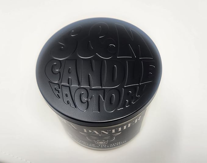 Sex Panther Candle ~ 3 Wick Scented Soy 14.5oz Candle ~ 80 Hour Burn Time ~ Aromatherapy Soy Candles ~ Made in USA by S&M Candle Factory (14.5 oz, White)