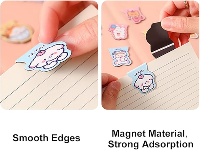 24PCS Cute Bookmarks for Kids, Page Markers Book Markers, Animals Book Mark, Bookmarks for Women, Page Clips Bookmark for Students Girls School Home Office Supplies