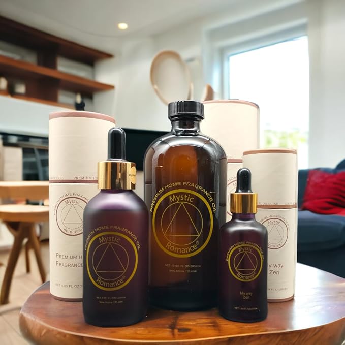 Mystic Romance My Way Zen Premium Home Fragrance Oil - for Aroma Oil Diffusers and Burner Oil Lamps (500ml, My Way Zen)