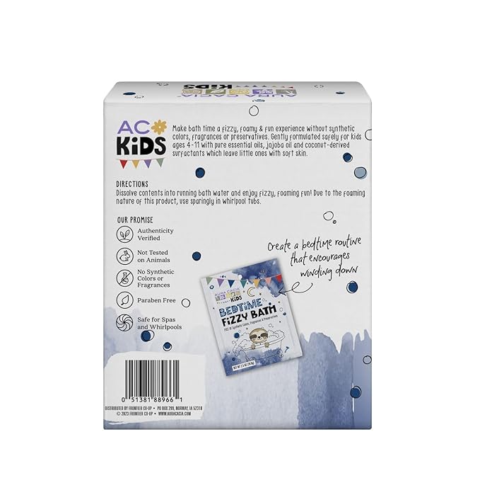 Aura Cacia Kids Bedtime Fizzy Bath Kit