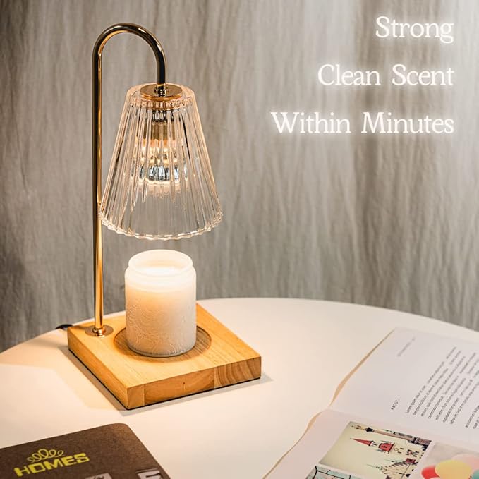 Candle Warmer Lamps 2 Pack, Electric Candle Warmer Lamp with Timer and Bulbs for Jar Candles, Aesthetic Home Decor, Gifts for Women, Graduation Gifts for Teacher