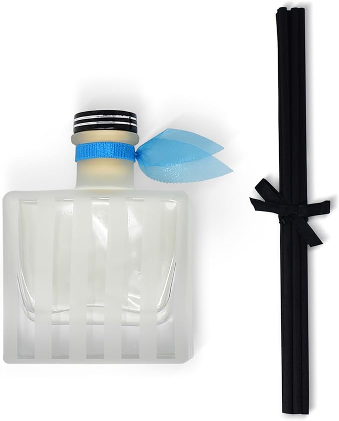 LOVSPA Aloe & Linen Reed Diffuser Set - Clean Scent Diffuser for Home with Long Lasting Fragrance - Non-Toxic Oil Reed Diffuser - Made in The USA
