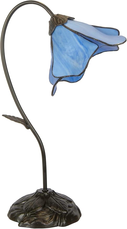Dale Tiffany TT12145 Poelking Table Lamp, 19.00x12.00x12.00, Bronze